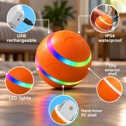 Self-Rolling Smart Ball That Plays With Your Pet